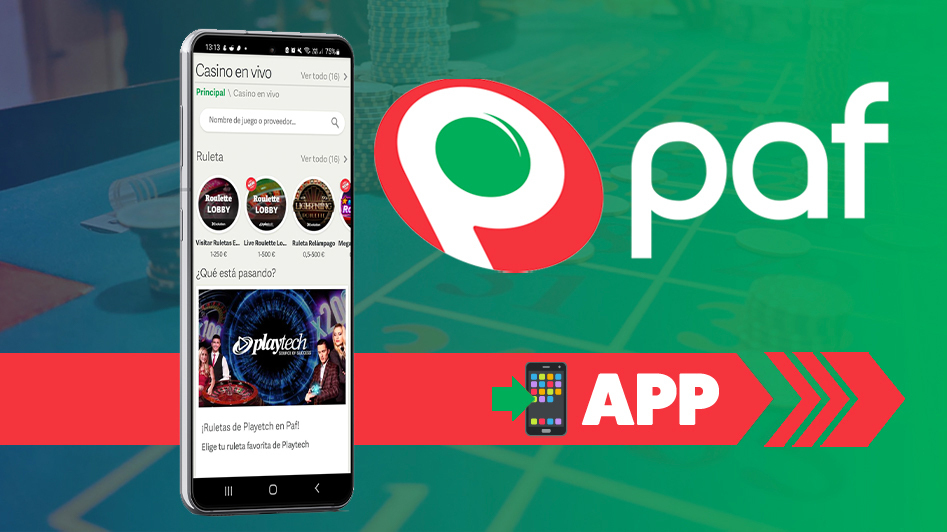 Paf Casino App - Cómo descargar la web app en pocos pasos