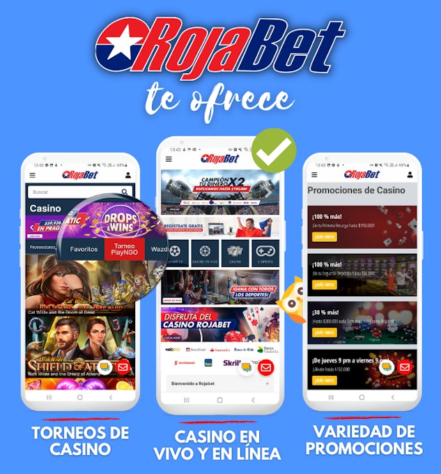 Rojabet ofrece torneos de casinos