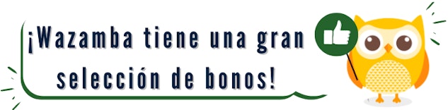 Wazamba tiene una gran seleccion de bonos