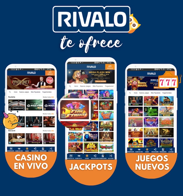 Rivalo ofrece casino en vivo